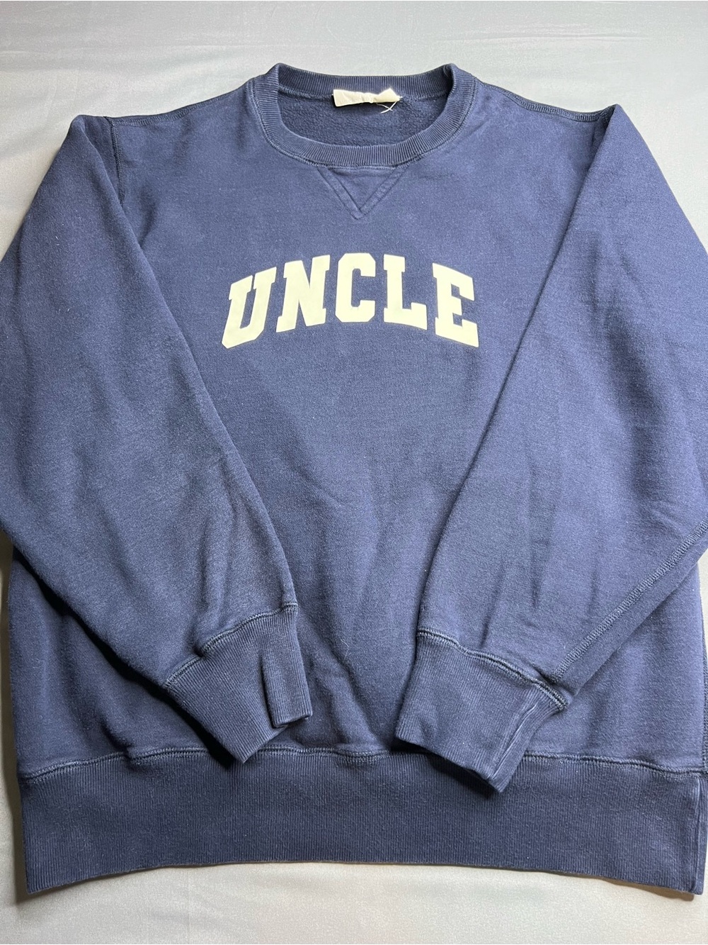 UNCLE Studios Navy Logo Sweatshirt Size Small Made in Canada